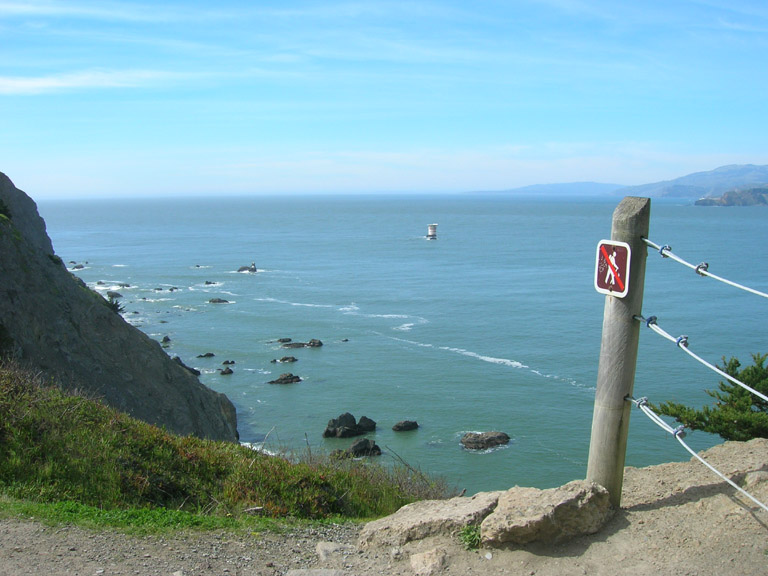 view from Coastal Trail GGNRA