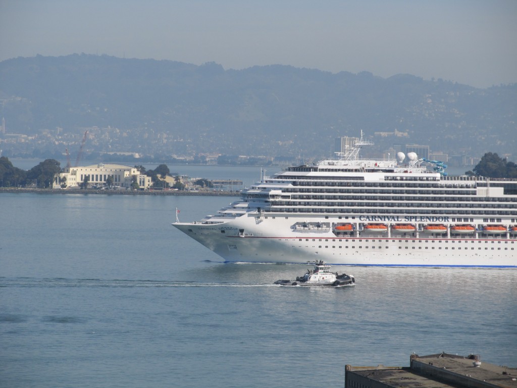 Carnival Splendor out of drydock at P70